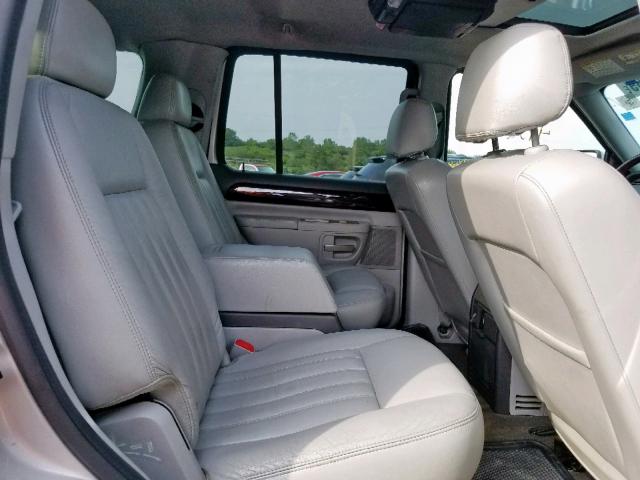 5LMEU68HX5ZJ06961 - 2005 LINCOLN AVIATOR ვერცხლისფერი ფოტო 6