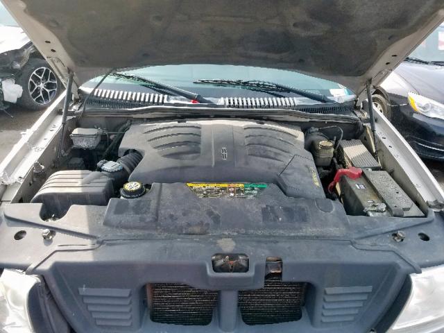 5LMEU68HX5ZJ06961 - 2005 LINCOLN AVIATOR ვერცხლისფერი ფოტო 7