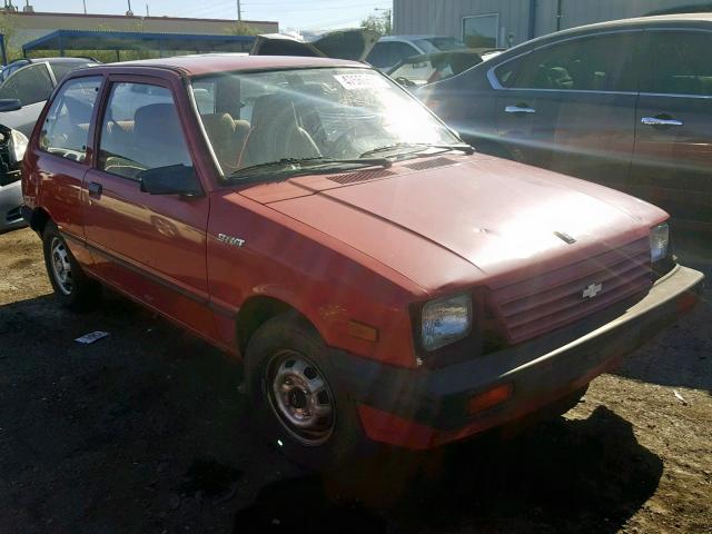 JG1MR08M9FK710261 - 1985 CHEVROLET GEO SPRINT RED photo 1