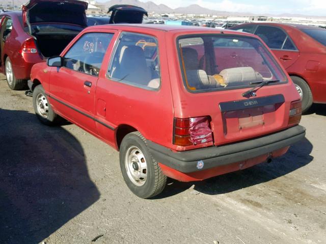 JG1MR08M9FK710261 - 1985 CHEVROLET GEO SPRINT RED photo 3