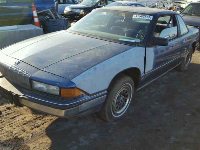 2G4WB14WXJ1463385 - 1988 BUICK REGAL CUST BLUE photo 10