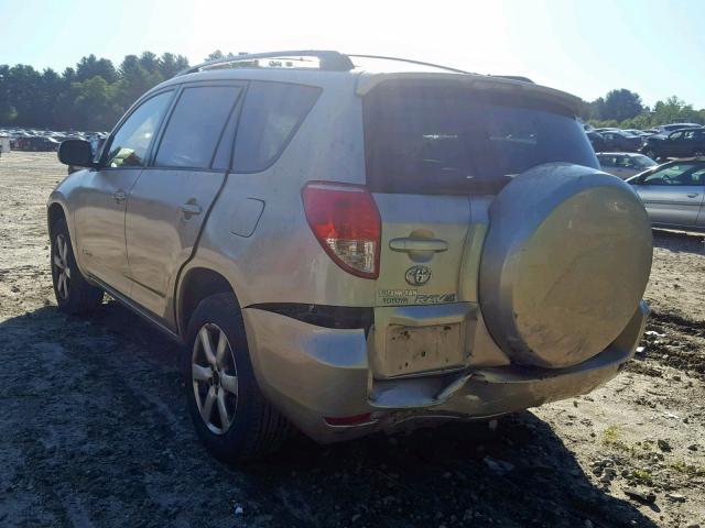 JTMBD31V586059840 - 2008 TOYOTA RAV4 LIMIT BEIGE photo 3