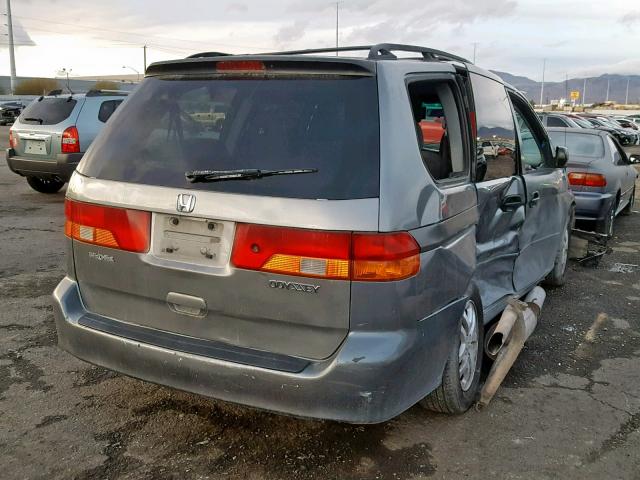 2HKRL18572H524854 - 2002 HONDA ODYSSEY LX GRAY photo 4