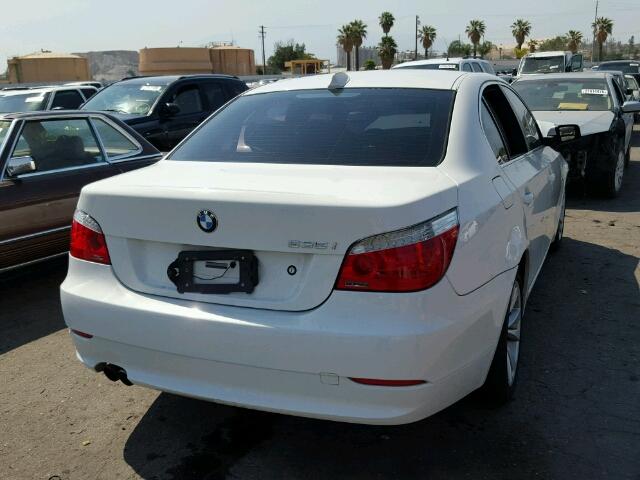 WBANW1C54AC165905 - 2010 BMW 535 I WHITE photo 4