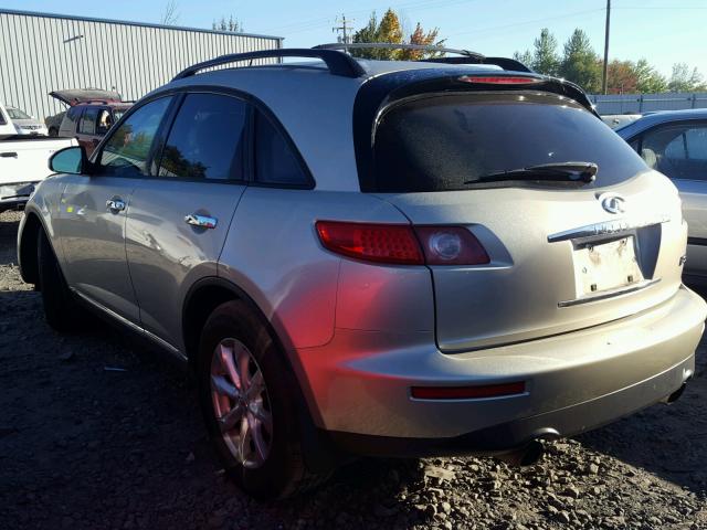 JNRAS08W96X201192 - 2006 INFINITI FX35 BEIGE photo 3