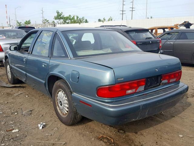 2G4WB52K2T1479249 - 1996 BUICK REGAL CUST GREEN photo 3