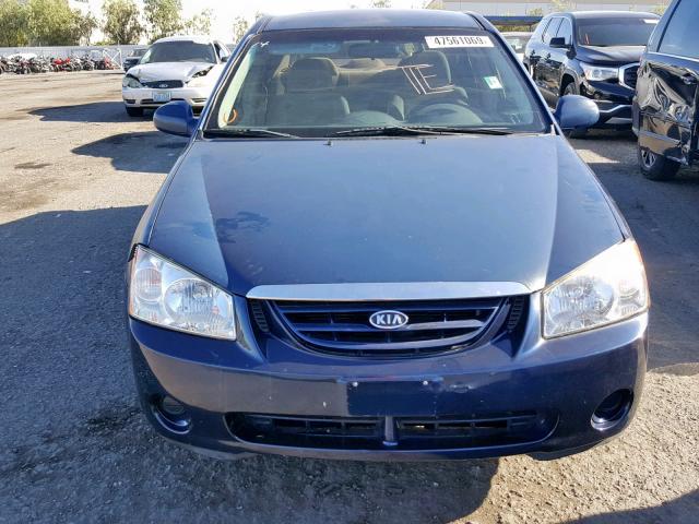 KNAFE122945031656 - 2004 KIA NEW SPECTR BLUE photo 9