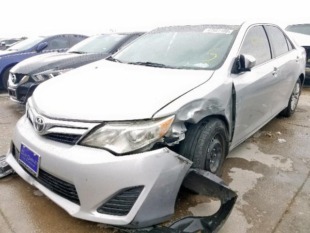 4T1BF1FK5CU129687 - 2012 TOYOTA CAMRY BASE SILVER photo 2