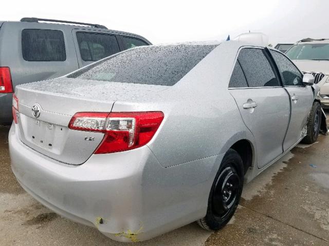4T1BF1FK5CU129687 - 2012 TOYOTA CAMRY BASE SILVER photo 4