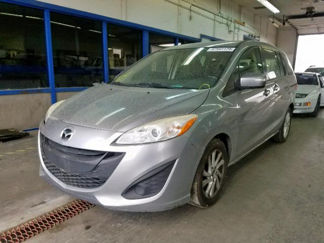 JM1CW2BL4D0146048 - 2013 MAZDA 5 GRAY photo 2