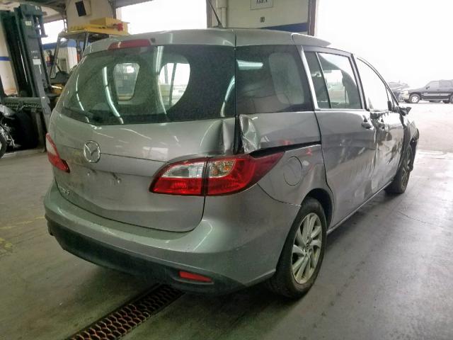 JM1CW2BL4D0146048 - 2013 MAZDA 5 GRAY photo 4