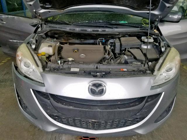 JM1CW2BL4D0146048 - 2013 MAZDA 5 GRAY photo 7