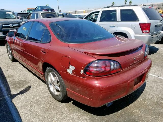 1G2WR52182F207923 - 2002 PONTIAC GRAND PRIX RED photo 3