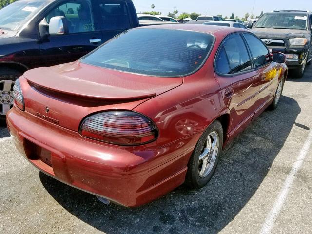 1G2WR52182F207923 - 2002 PONTIAC GRAND PRIX RED photo 4
