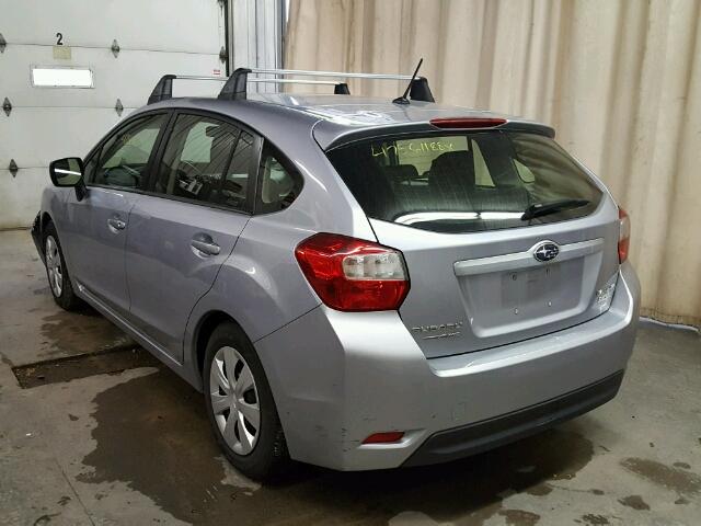 JF1GPAA67E8304802 - 2014 SUBARU IMPREZA BA SILVER photo 3