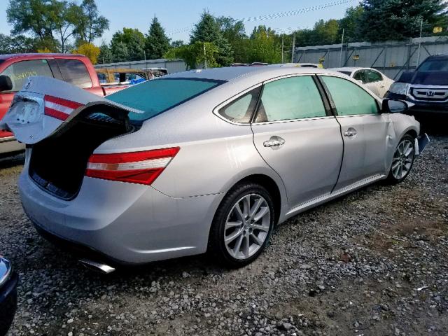 4T1BK1EB2EU108442 - 2014 TOYOTA AVALON BAS SILVER photo 4