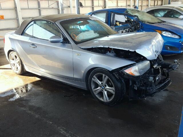 WBAUL73568VJ74434 - 2008 BMW 128 I SILVER photo 1