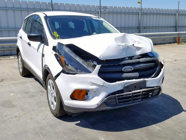 1FMCU0F77JUB28098 - 2018 FORD ESCAPE S WHITE photo 1