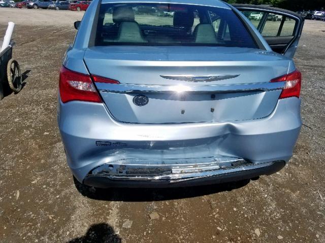 1C3CCBCB7CN159994 - 2012 CHRYSLER 200 LIMITE BLUE photo 9