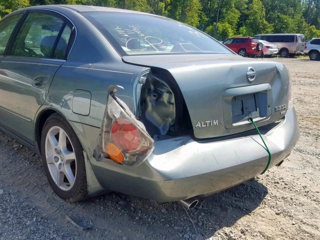 1N4BL11D42C716365 - 2002 NISSAN ALTIMA SE GREEN photo 9