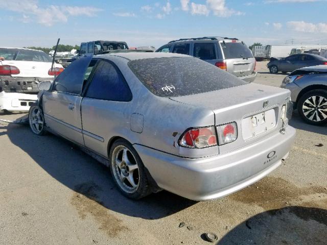 1HGEJ8149XL083747 - 1999 HONDA CIVIC EX SILVER photo 3