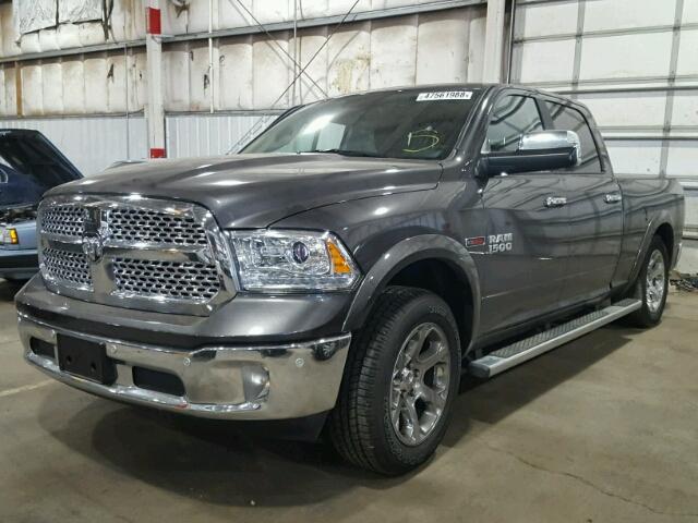 1C6RR7VM8JS249953 - 2018 RAM 1500 LARAM CHARCOAL photo 2