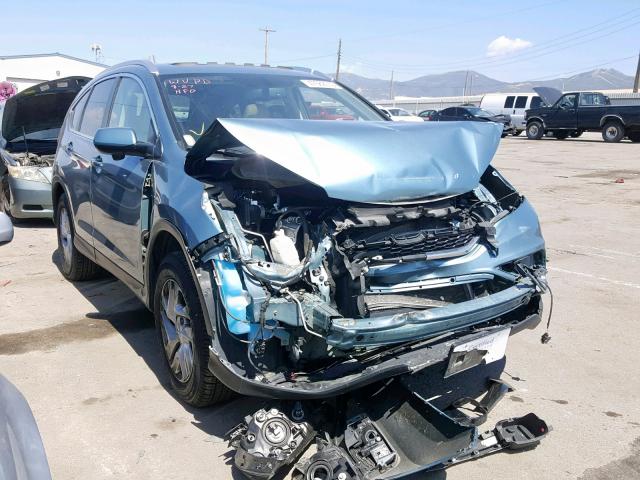 2HKRM4H77GH607787 - 2016 HONDA CR-V EXL BLUE photo 1