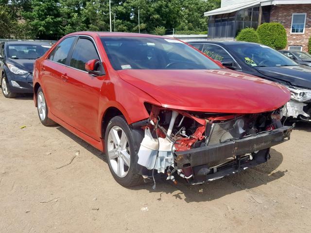 4T1BF1FK9CU603608 - 2012 TOYOTA CAMRY BASE RED photo 1