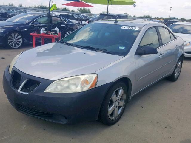 1G2ZH57N484125297 - 2008 PONTIAC G6 GT SILVER photo 2