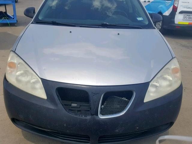 1G2ZH57N484125297 - 2008 PONTIAC G6 GT SILVER photo 9