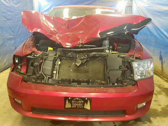 1D7RV1GT3AS186594 - 2010 DODGE DR1500 RED photo 9
