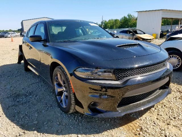 2C3CDXHG0KH597391 - 2019 DODGE CHARGER GT BLACK photo 1