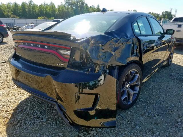 2C3CDXHG0KH597391 - 2019 DODGE CHARGER GT BLACK photo 4