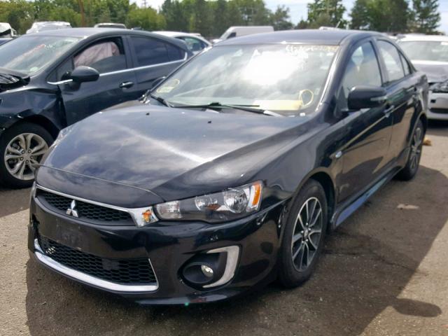 JA32U2FU8HU004898 - 2017 MITSUBISHI LANCER ES BLACK photo 2