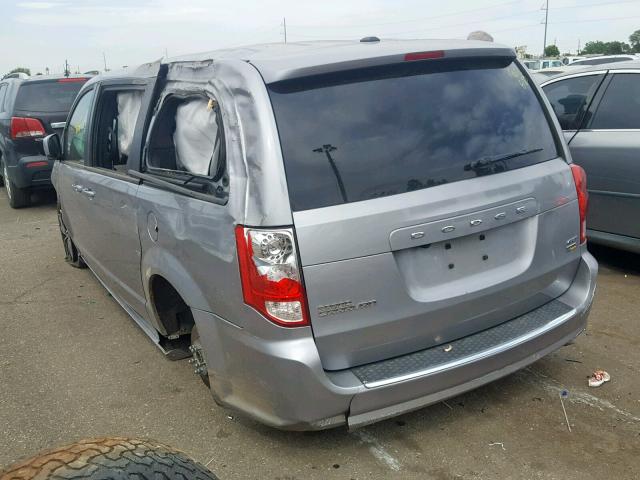 2C4RDGEG1JR254544 - 2018 DODGE GRAND CARA GRAY photo 3