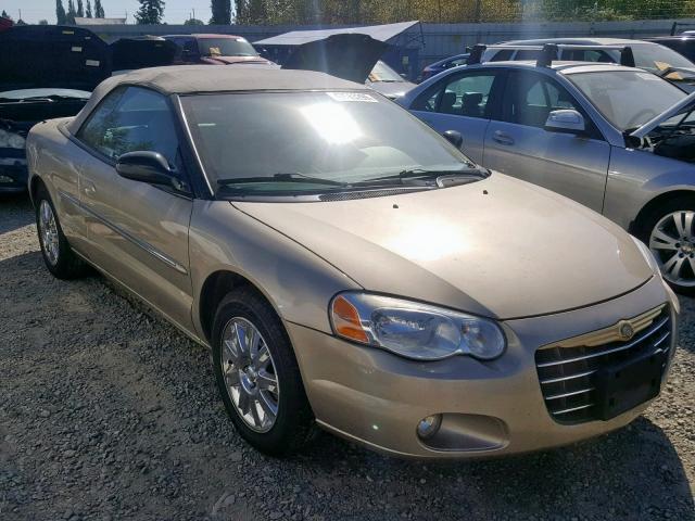 1C3EL65RX4N349932 - 2004 CHRYSLER SEBRING LI GOLD photo 1