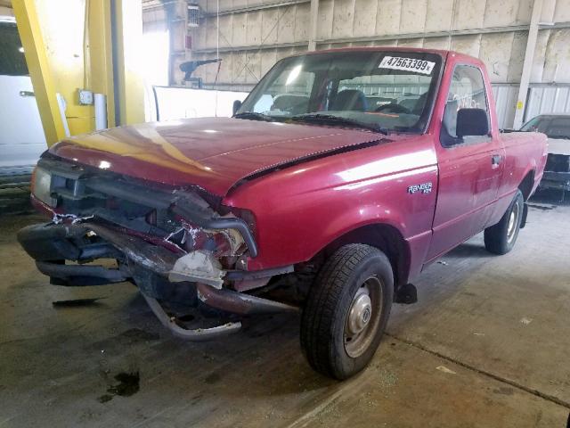 1FTCR10A2RUD92244 - 1994 FORD RANGER RED photo 2