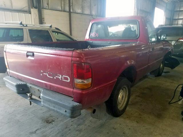 1FTCR10A2RUD92244 - 1994 FORD RANGER RED photo 4