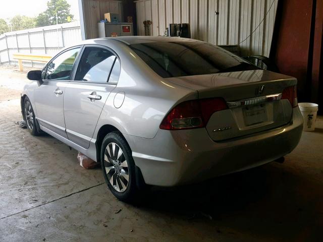 2HGFA16989H300124 - 2009 HONDA CIVIC EXL 银色 照片 3
