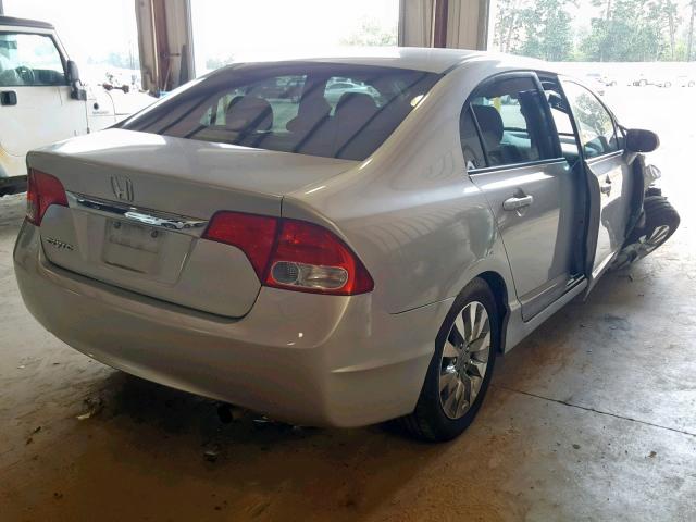 2HGFA16989H300124 - 2009 HONDA CIVIC EXL 银色 照片 4