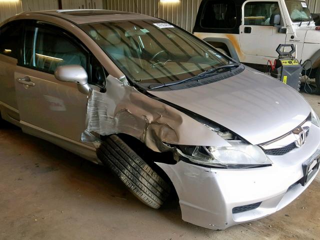 2HGFA16989H300124 - 2009 HONDA CIVIC EXL 银色 照片 9