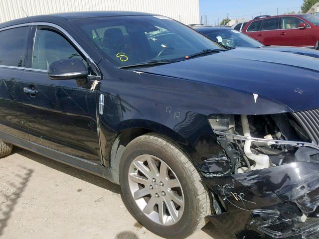 2LMHJ5NK5DBL52776 - 2013 LINCOLN MKT BLACK photo 9