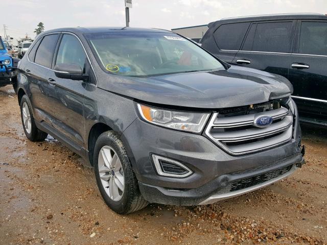 2FMPK3J92JBB63073 - 2018 FORD EDGE SEL GRAY photo 1