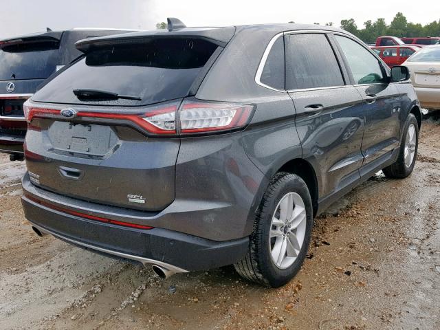 2FMPK3J92JBB63073 - 2018 FORD EDGE SEL GRAY photo 4