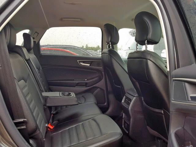 2FMPK3J92JBB63073 - 2018 FORD EDGE SEL GRAY photo 6