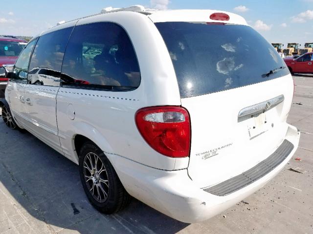 2C8GP64L74R529490 - 2004 CHRYSLER TOWN & COU WHITE photo 3