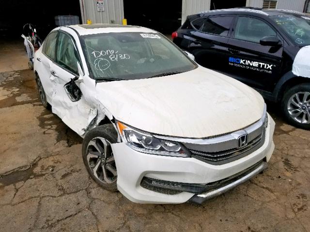 1HGCR2F90HA276917 - 2017 HONDA ACCORD EXL WHITE photo 1