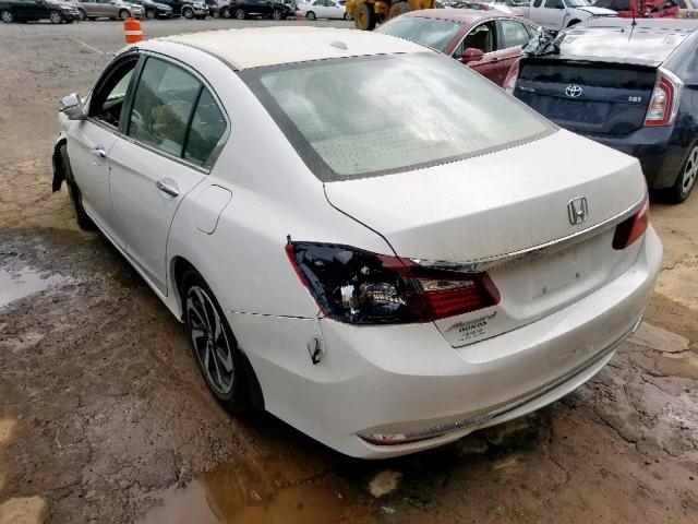 1HGCR2F90HA276917 - 2017 HONDA ACCORD EXL WHITE photo 3