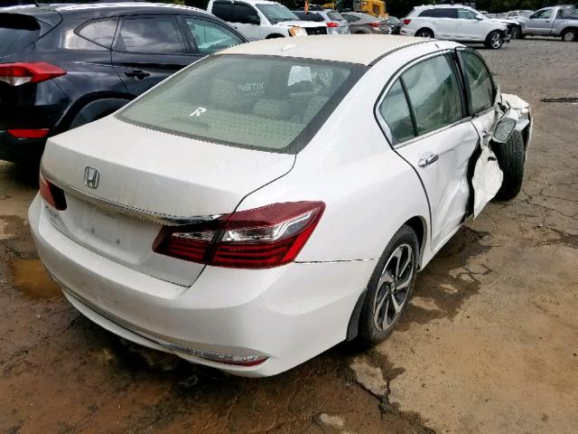 1HGCR2F90HA276917 - 2017 HONDA ACCORD EXL WHITE photo 4