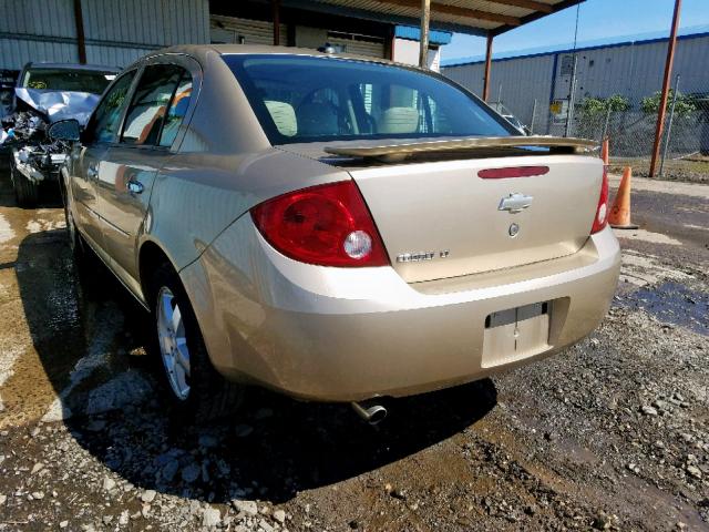 1G1AZ54F557641075 - 2005 CHEVROLET COBALT LT BEIGE photo 3